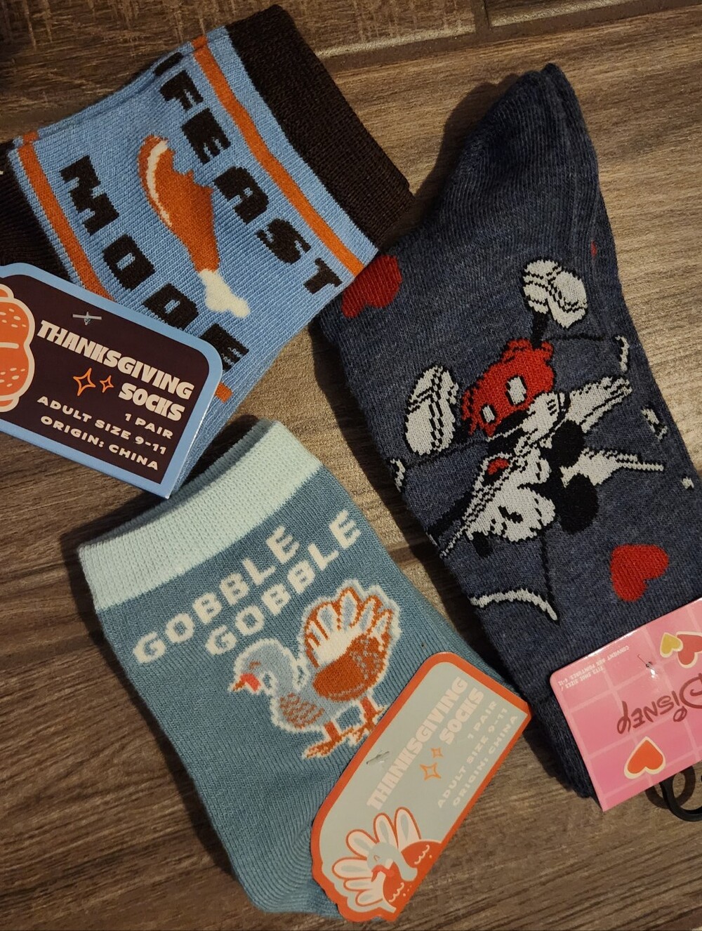 Disney Stitch Blue Holiday Snow Globe Box And Bonus Socks. - Picture 2 of 6